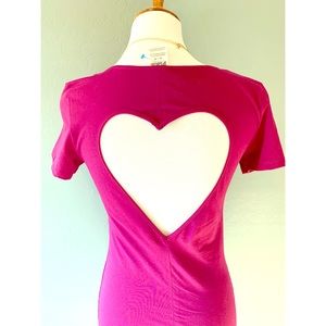 ❤️NWOT V.S. PINK Shirt Dress with Heart Cutout❤️